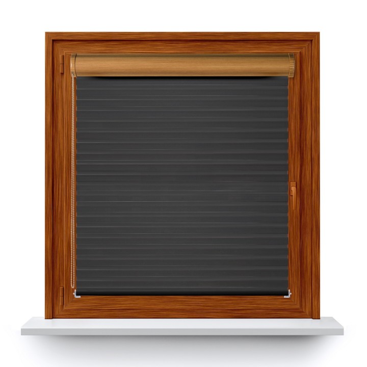 Roleta w kasecie PCV Dzień Noc Przyciemniająca Modern bez prowadnic Ciemnoszara 1805