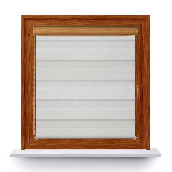 Roleta w kasecie PCV Dzień Noc Przyciemniająca Olivia bez prowadnic Olivia 04