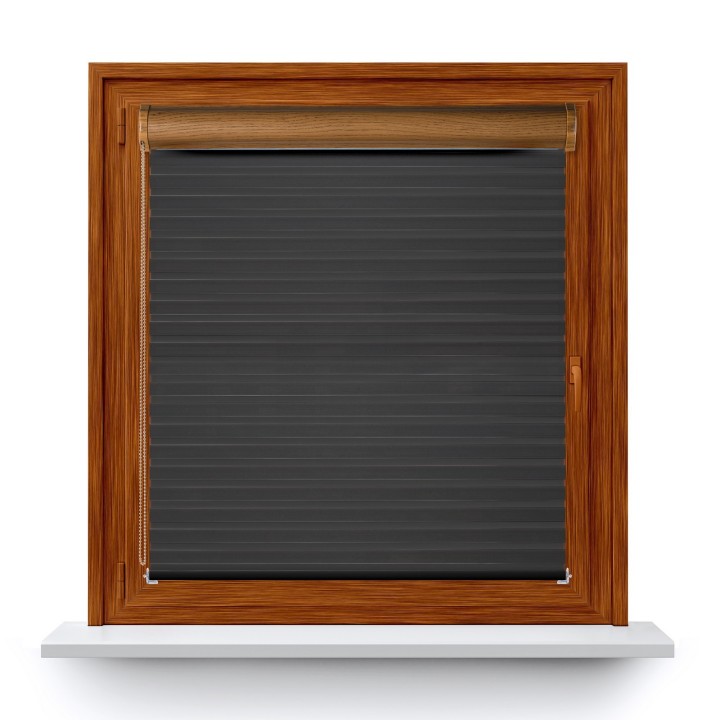 Roleta w kasecie PCV Dzień Noc Przyciemniająca Modern bez prowadnic Ciemnoszara 1805