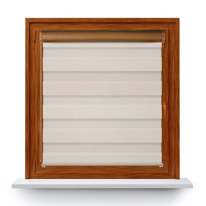 Roleta w kasecie PCV Dzień Noc Przyciemniająca Olivia bez prowadnic Olivia 03