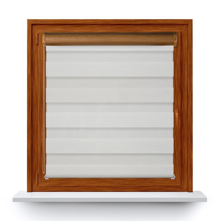 Roleta w kasecie PCV Dzień Noc Przyciemniająca Olivia bez prowadnic Olivia 04