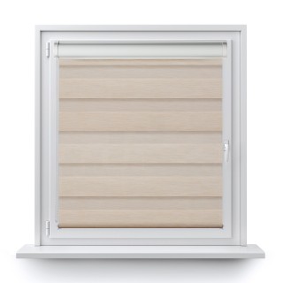 Roleta w kasecie PCV Dzień Noc Przyciemniająca Forest bez prowadnic Ciemnobrązowa 9209