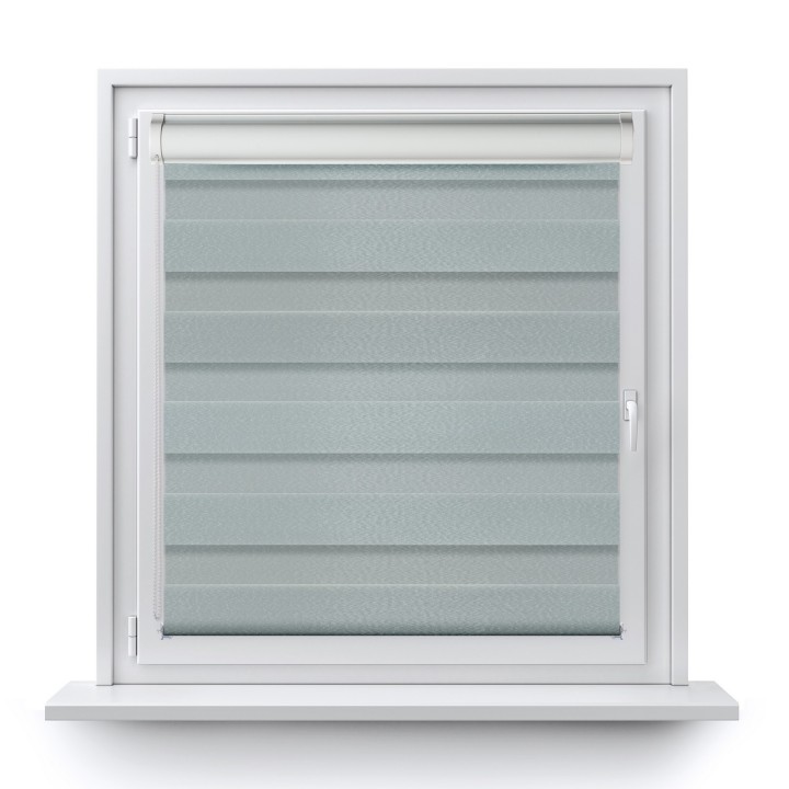 Roleta w kasecie PCV Dzień Noc Przyciemniająca Glossy Elegance bez prowadnic Ciemnoszara 15988