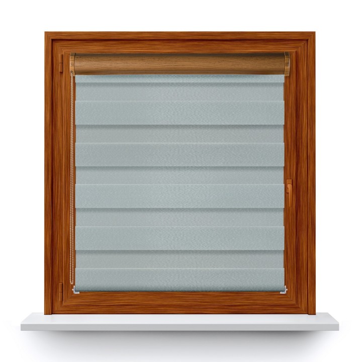 Roleta w kasecie PCV Dzień Noc Przyciemniająca Glossy Elegance bez prowadnic Ciemnoszara 15988