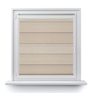 Roleta w kasecie PCV Dzień Noc Przyciemniająca Essential bez prowadnic Beżowa 1703