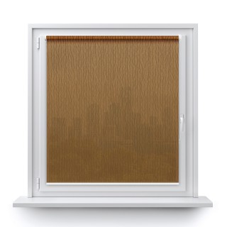 Roleta Mini Gładka Przyciemniająca Bambus Brązowa 323