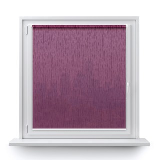 Roleta Mini Gładka Przyciemniająca Bambus Fioletowa 330