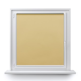 Roleta Mini Gładka Zaciemniająca Termo Zaciemniająca Żółta 057