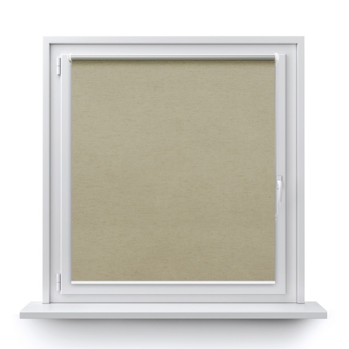 Roleta Mini Gładka Zaciemniająca Termo Zaciemniająca Jasnoszara 064
