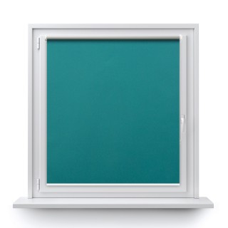 Roleta Mini Gładka Zaciemniająca Termo Zaciemniająca Turkusowa 303