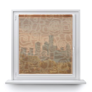 Roleta Mini Gładka Przyciemniająca Borneo Brązowa 104