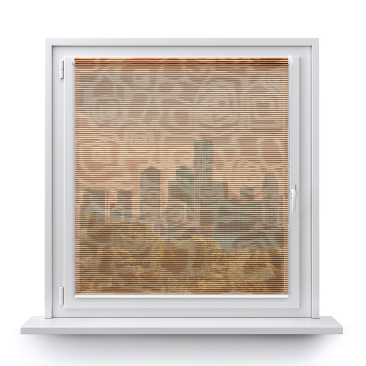 Roleta Mini Gładka Przyciemniająca Borneo Brązowa 104