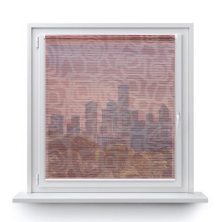 Roleta Mini Gładka Przyciemniająca Borneo Bordowa 106