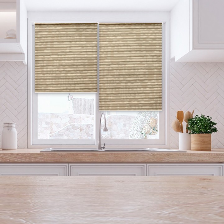 Roleta Mini Gładka Przyciemniająca Borneo Ciemnobrązowa 105