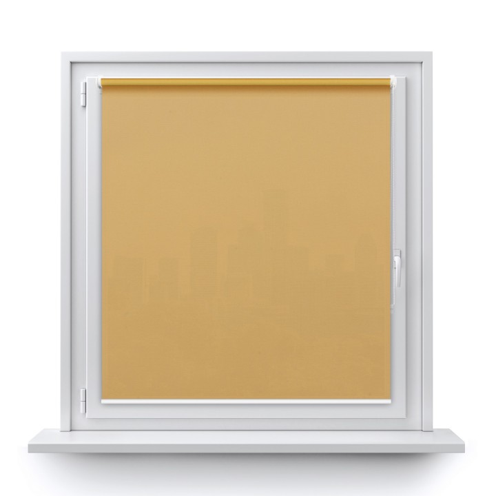 Roleta Mini Gładka Przyciemniająca Eden Beżowa 129