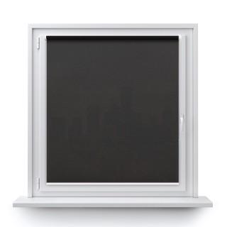 Roleta Mini Gładka Przyciemniająca Eden Ciemnoszara 136