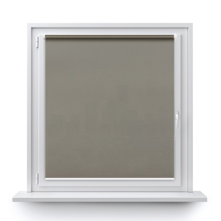 Roleta Mini Gładka Przyciemniająca Eden Jasnoszara 138
