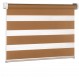 Wall mounted blind Day-Night Classic light brown 1210