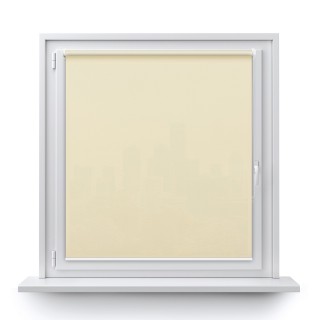 Roleta Mini Gładka Przyciemniająca Madryt Kremowa 850