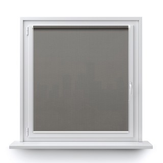 Roleta Mini Gładka Przyciemniająca Madryt Szara 852