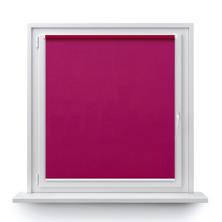 Roleta Mini Gładka Przyciemniająca Madryt Fioletowa 854
