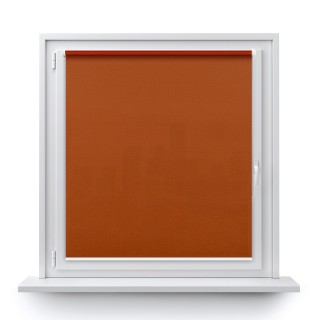 Roleta Mini Gładka Przyciemniająca Madryt Jasnobrązowa 858