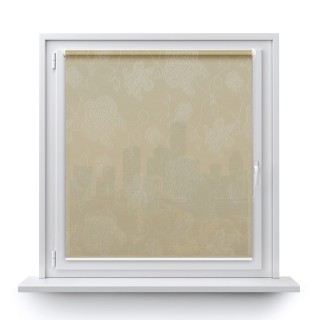 Roleta Mini Gładka Przyciemniająca Magnolia Jasnobeżowa 404