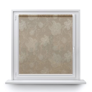 Roleta Mini Gładka Przyciemniająca Magnolia Beżowa 406