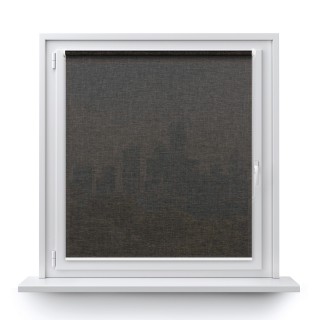 Roleta Mini Gładka Przyciemniająca Melange Czarna 738