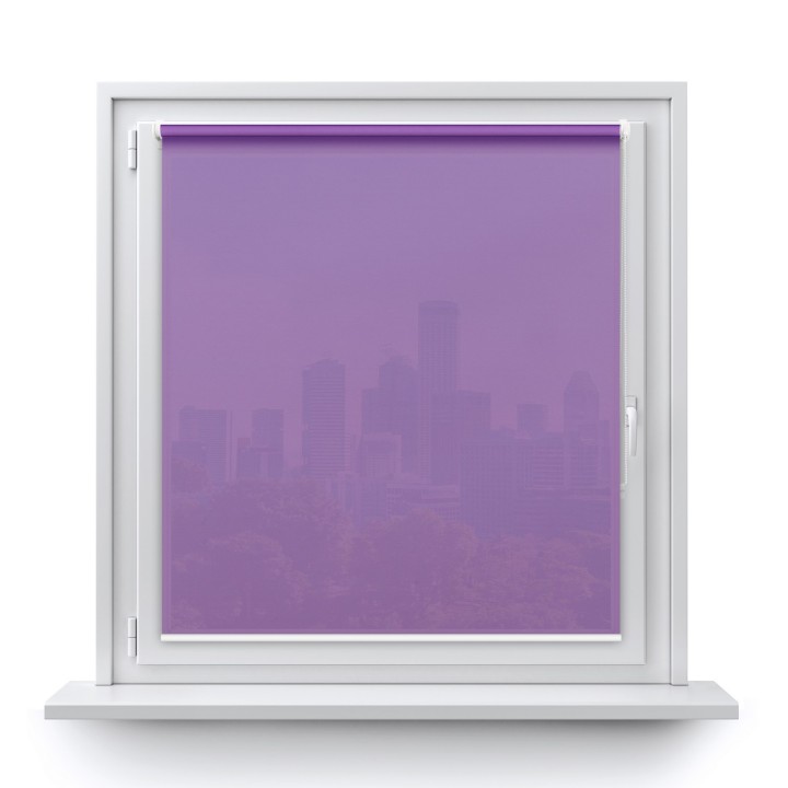 Roleta Mini Gładka Przyciemniająca Gładka Różowa 521