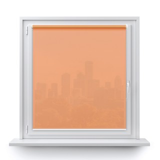 Roleta Mini Gładka Przyciemniająca Gładka Jasnopomarańczowa 523