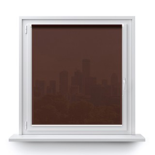 Roleta Mini Gładka Przyciemniająca Gładka Brązowa 524