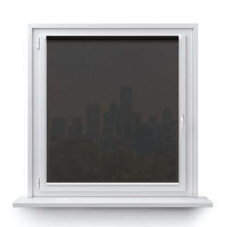 Roleta Mini Gładka Przyciemniająca Gładka Ciemna Szara Gl06