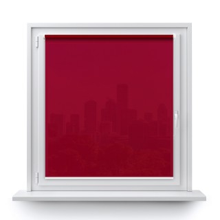 Roleta Mini Gładka Przyciemniająca Gładka Czerwona 505