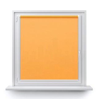 Roleta Mini Gładka Przyciemniająca Gładka Pomarańczowa 1816