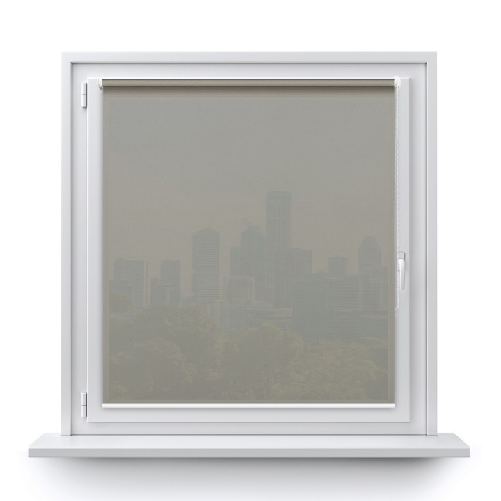 Roleta Mini Gładka Przyciemniająca Gładka Szara Gl04