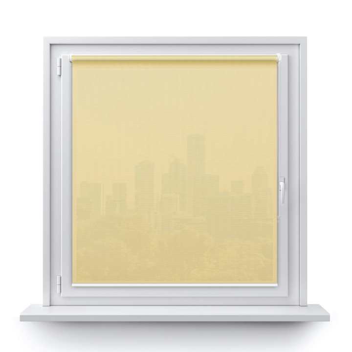 Roleta Mini Gładka Przyciemniająca Royal Kremowa 800