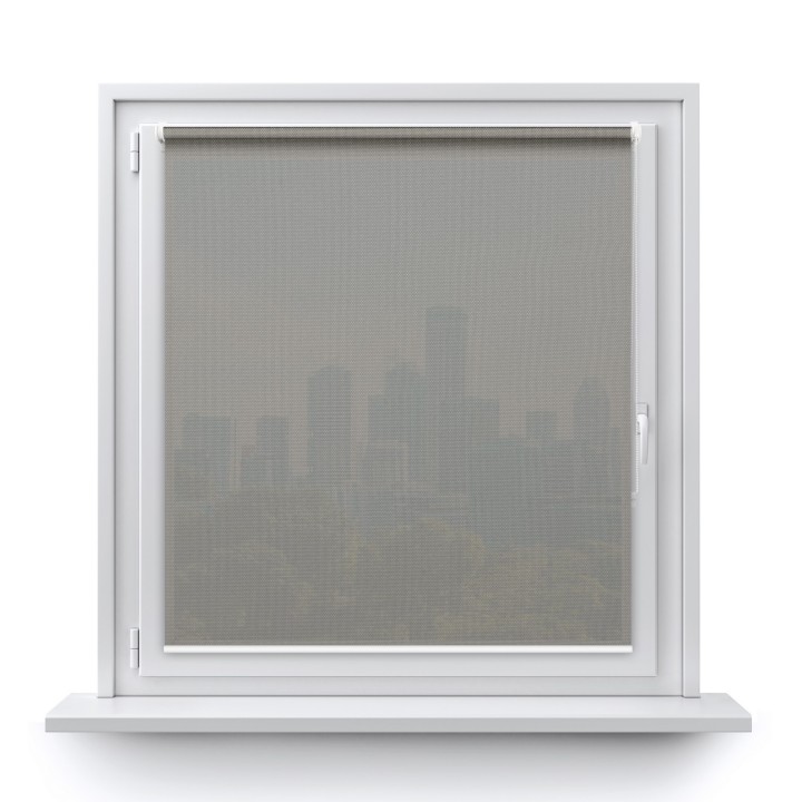 Roleta Mini Gładka Przyciemniająca Royal Popielata 815