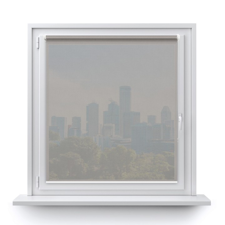 Roleta Mini Gładka Przyciemniająca Screen Szara 203