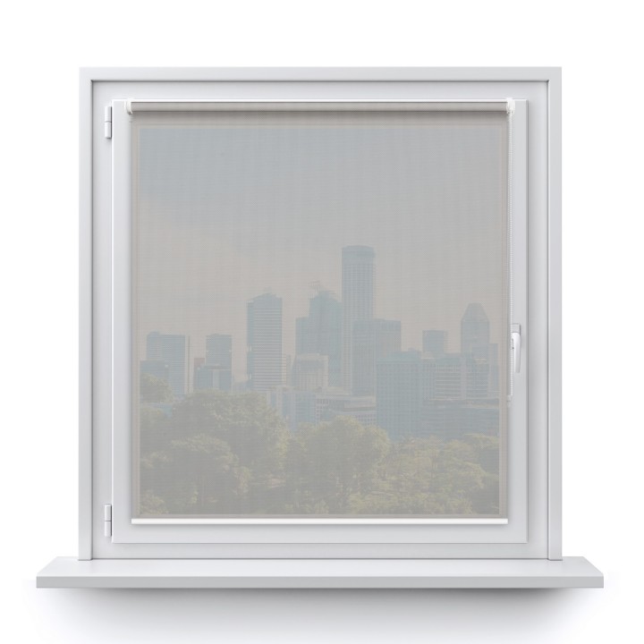 Roleta Mini Gładka Przyciemniająca Screen Szara 205