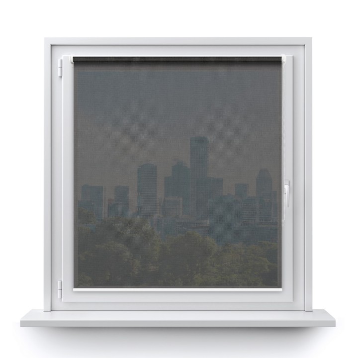 Roleta Mini Gładka Przyciemniająca Screen Ciemnoszara 210