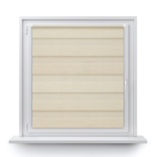 Roleta Mini Dzień Noc Przyciemniająca Bahama II Drewnopodobna Beżowa 13