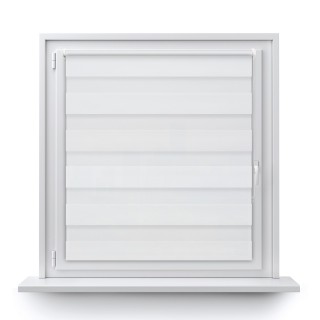 Roleta Mini Dzień Noc Przyciemniająca Bahama XV Biała Bh1500