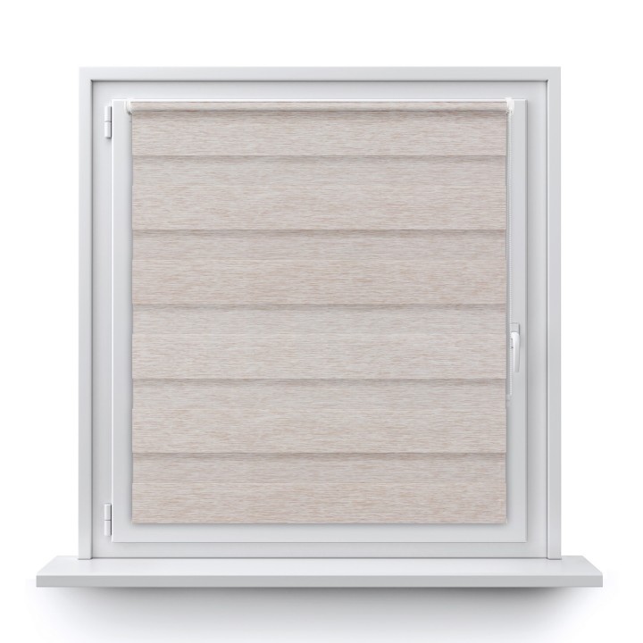 Roleta Mini Dzień Noc Przyciemniająca Bahama XV Beżowa Bh1502