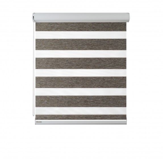 Cassette Superior roller blind Day-Night Bahama XV Mech Drewnopodobny BH1505