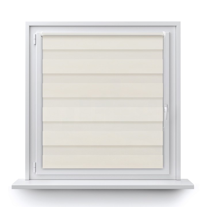 Roleta Mini Dzień Noc Przyciemniająca Bahama XV Kremowa Bh1508