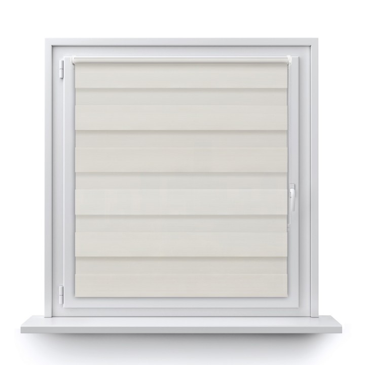 Roleta Mini Dzień Noc Przyciemniająca Bahama XXIII Jasnokremowa Bh2301