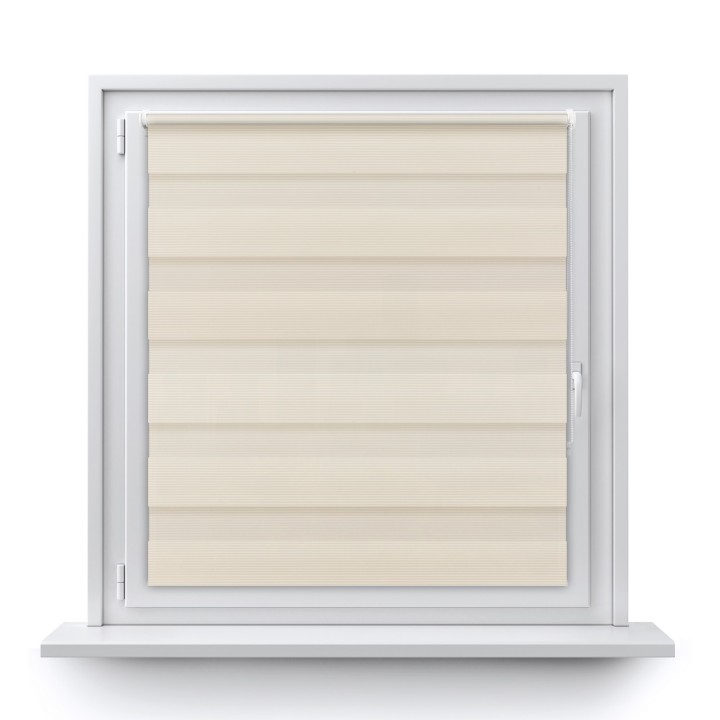 Roleta Mini Dzień Noc Przyciemniająca Bahama XXIII Kremowa Bh2302