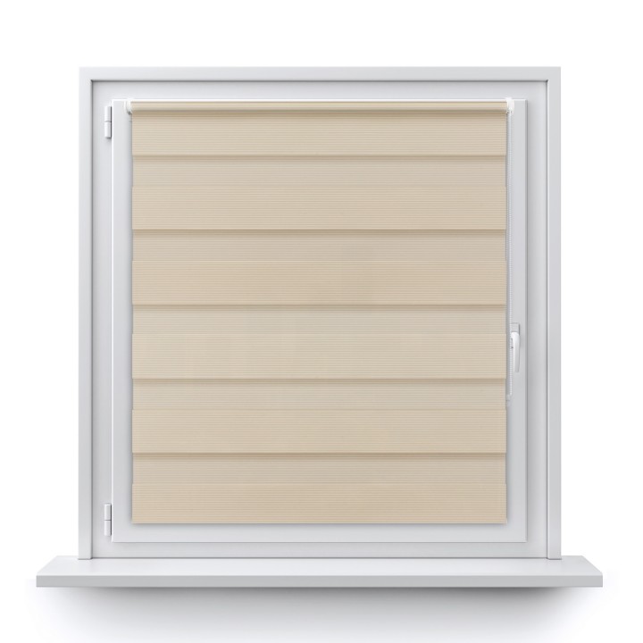 Roleta Mini Dzień Noc Przyciemniająca Bahama XXIII Beżowa Bh2303