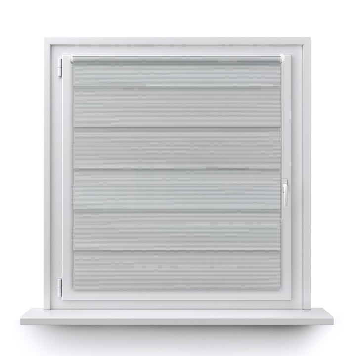 Roleta Mini Dzień Noc Przyciemniająca Bahama XXIII Szara Bh2308